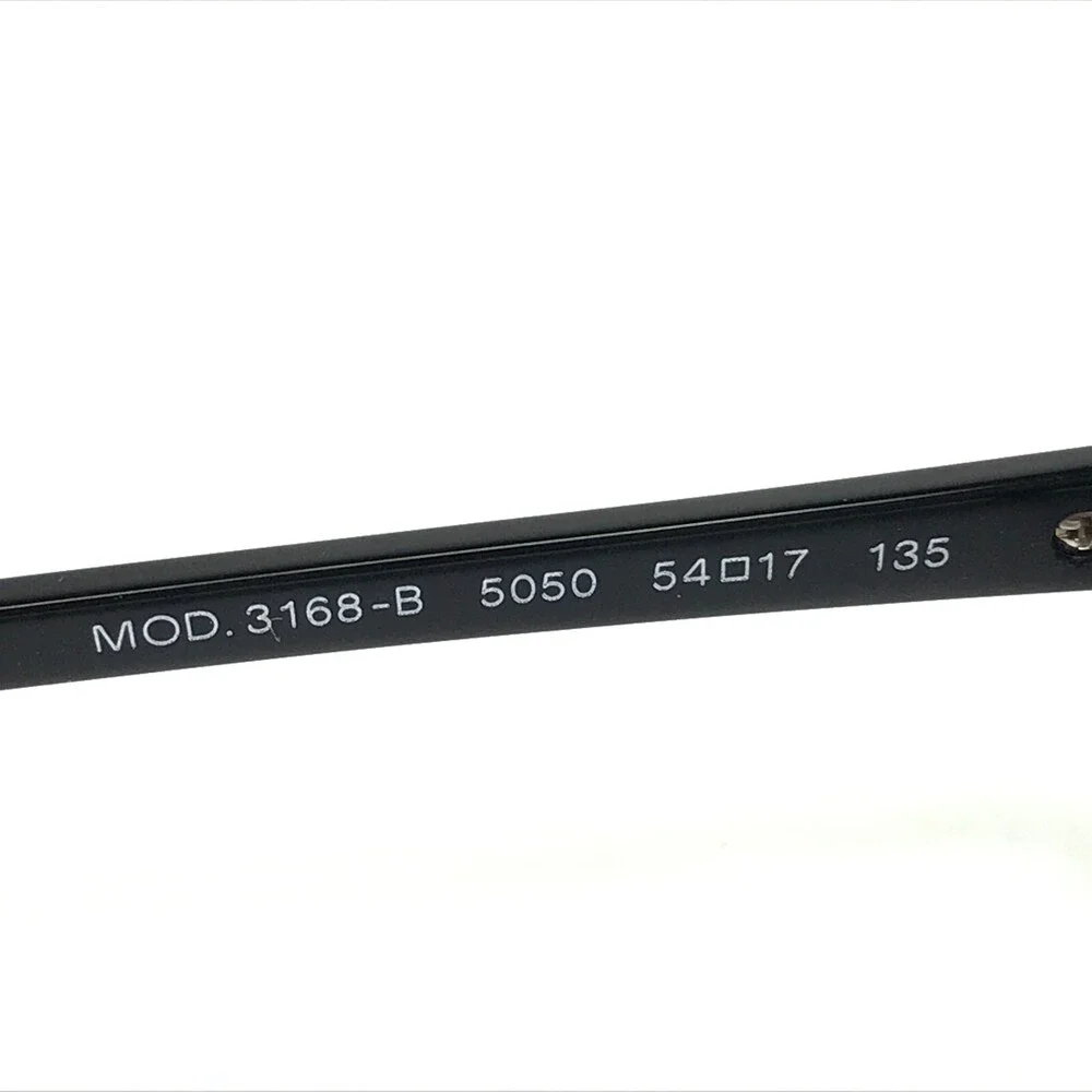 Versace MOD. 3168-B 5050 Eyeglasses Frame Black Silver Round Cat Eye 54-17-135
